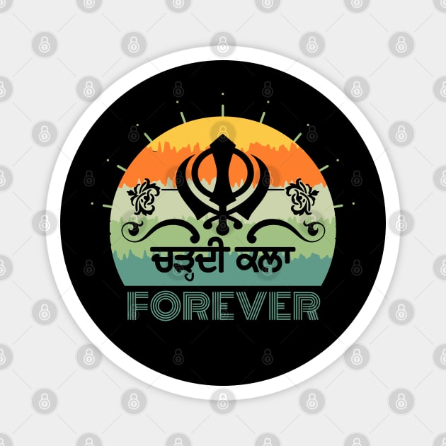Punjabi chardi kala - always cheerful Magnet by PUNJABISTYL